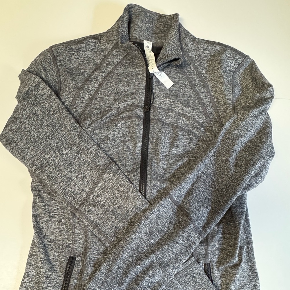 Lululemon Define Jacket Long Sleeve Full Zip Gray Size 12